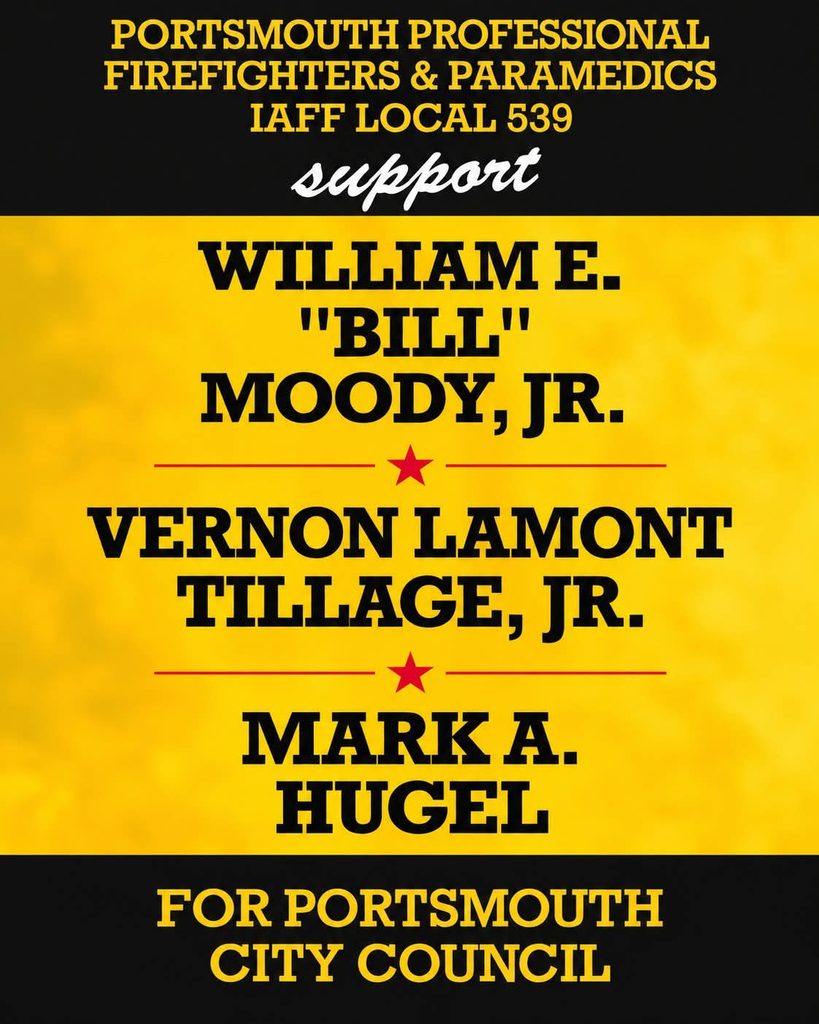 Endorsement of Portsmouth's Firefighters and Paramedics Local 539